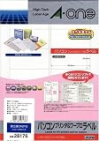 エーワン パソコンプリンタ&ワープロラベル 富士通OASYSシリーズタイプ A4判 12面 100シート(1200片) 28176