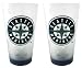 Seattle Mariners Frosted Pint Glass (16-Ounce, Set of 2)