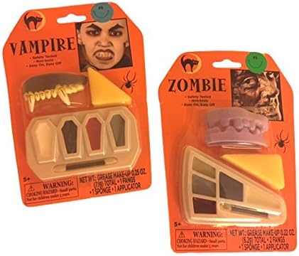 Scary Halloween Zombie Makeup Kit with Applicator