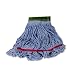 Rubbermaid Commercial FGC15206 Swinger Loop Wet Mop, Medium, 5" Green Headband, Blue