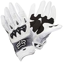 Fox Racing Bomber Vortex Men's Off-Road/Dirt Bike Motorcycle Gloves - White/Black / Large
