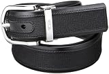 Tumi Men's Reversible Nylon And Leather Belt