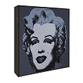 Andy Warhols Marilyn Monroe in Black - 10x10"
