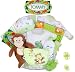 "Rainforest Fun" Personalized Baby Gift Basket by Kara Nessian - FREE PERSONALIZATION INCLUDED
