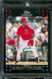 2007 Topps #33 Ervin Santana Los Angeles Angels at Aneheim Baseball Card - Mint Condition - Shipped in Protective Display Case!