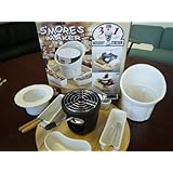 SMORES MAKER - Indoor/Outdoor 3-in-1 Dessert Station  (S'mores, Fondue, Ice Cream)