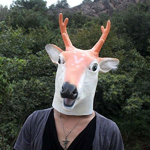 Latex Deer Mask By Crazy Halloween Mask