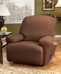 Stretch Sullivan Recliner Slipcover - Brown