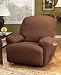 Stretch Sullivan Recliner Slipcover - Brown