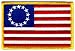 American Flag Embroidered Patch 13-Stars USA United States of America Betsy Ross Emblem