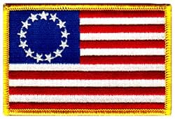 American Flag Embroidered Patch 13-Stars USA United States of America Betsy Ross Emblem