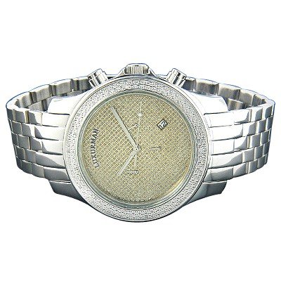 Luxurman Watches Mens Diamond Wristwatch 0.25ct