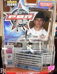 Professional Bull Riders Series 1 Set of 4 JW Hart, Michael Gaffney, Brendon Clark, Rob Smets