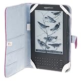 GTMax Duarble Leather Protector Cover Case - Purple for Kindle 3 3G + Wi-Fi 3rd Generation