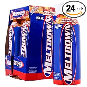 VPX MELTDOWN Fat Burner RTD Beverage, Peach Mango, 8-Ounce Bottles (Pack of 24) by Vpx Sports / Redline