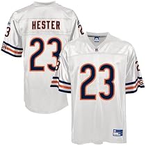 Devin Hester Jersey: Reebok White Replica #23 Chicago Bears Jersey
