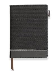 Cross Textured Journal Black, Medium (AC249-1M)