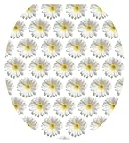Toilet Tattoos TT-1903-R Daisies On Air Design, Round