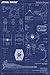 MOSAJIE Star Wars - Movie Poster Set (Imperial Fleet & Rebel Alliance Fleet Blueprints/Schematics) (Size: 24
