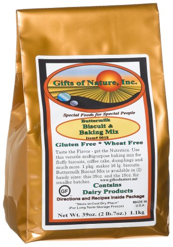 Gifts Of Nature Buttermilk Biscuit & Baking Mix, 39-Ounce Bags (Pack of 2) by Gifts of Nature