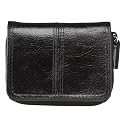 Merona® Glazed Zip Wallet - Black