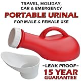 from GreatIdeas Unisex PORTABLE URINAL - Leak & Spill PROOF - Screw Cap - Guaranteed For 15 Years! Great For Children, The Elderly, To Keep In The Car Whilst Travelling or For Your Holidays