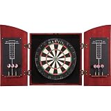 Harvil Deluxe Solid Wood Dartboard Cabinet Set