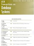 Acm Transactions on Database Systems