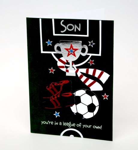 Football Pitch Son Card