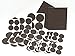 Furniture Pads, Self Adhesive Heavy Duty Felt Pads for Medium to Large Furniture - Floor Protector Pads for Tiled, Hardwood, Laminate Flooring - Set of 82 Floor Protectors of Various Sizes Included