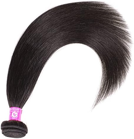 6A Brazilian Remy Virgin Hair Weave 100g Straight Human Hair Extension 8inch-34inch Unprocessed Natural Black Straight Hair