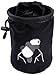 AMC Rock Climbing Panda Compact Chalk Bag with Adjustable Belt, Black