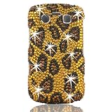 Talon Full Diamond Bling Phone Shell for Blackberry 9780 Bold (Leopard - Ye ....