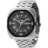Diesel Watches Men's Black Analog 5 Link Bracelet