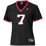 Nike Georgia Bulldogs #7 Black Ladies Replica Football Jersey