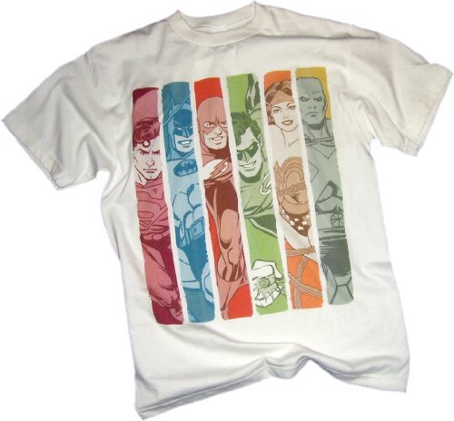  Justice League Columns T-Shirt