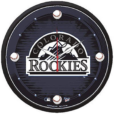 Buy Colorado Rockies MLB Round Wall Clock by Wincraft