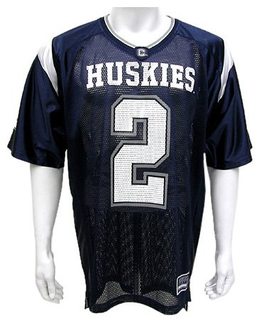Buy Connecticut Huskies Youth Rivalry Printed Football Jersey by Colosseum Athletics