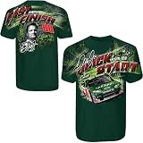  : #88 Dale Earnhardt Jr. Amp Green Quick From The Start Fast To The Finish Total Print Tee