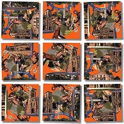 B Dazzle San Antonio Scramble Squares 9 Piece Puzzle