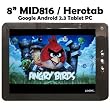 8" Aishuo MID S5PV210 S1 Cortex A8 1.2Ghz Samsung Capacitive