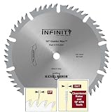 Buy 010-050, 10 x 50 Tooth Combination Saw Blade x 1 8 Kerf, 5 8 Arbor by infinity Tools