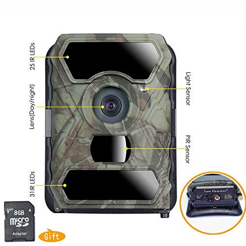 Debounce HD Wide Angle High Speed TriggerWaterproof Hunting Trail Camera HC01 With 8 GB SD Card
