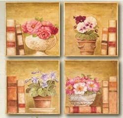 4PC Frameless Art Poster/Prints -"Summer" Wall Deco