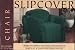 Touch of Suede Chair Slipcover - Hunter - by Cotton Craft - Fits chair 32
