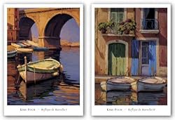 Reflejos de Marsella Set by Kiku Poch 18"x24" Art Print Poster