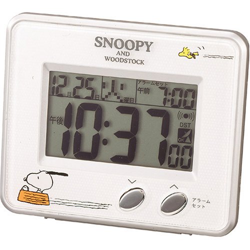 SNOOPY スヌーピー電波クロック Ｒ020 8ＲＺ020-Ｍ03