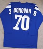 Art Donovan Autographed Jersey - Baltimore Colts - HOF 68 Inscription