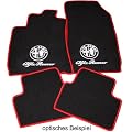 Autoteppich Fussmatten Logo & Schrift Alfa Romeo 156 Typ 932 Bj. 1997-2007 4tlg