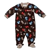 Carters Baby Boys 1-piece Cotton Footed "dog gone cute" Easy Entry Sleep & Play 9 Months